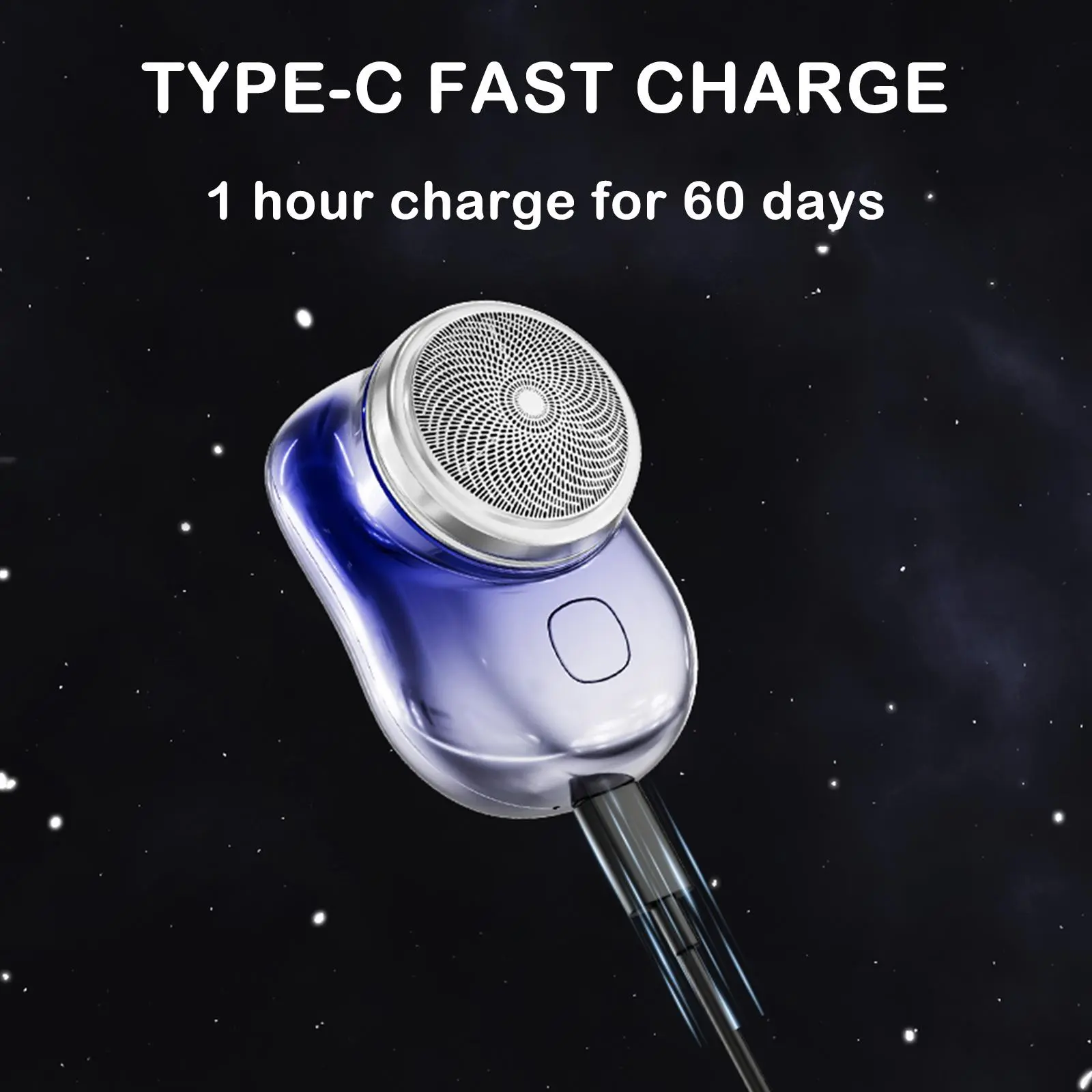 Mini Type-C Fast Charging Pocket Razor