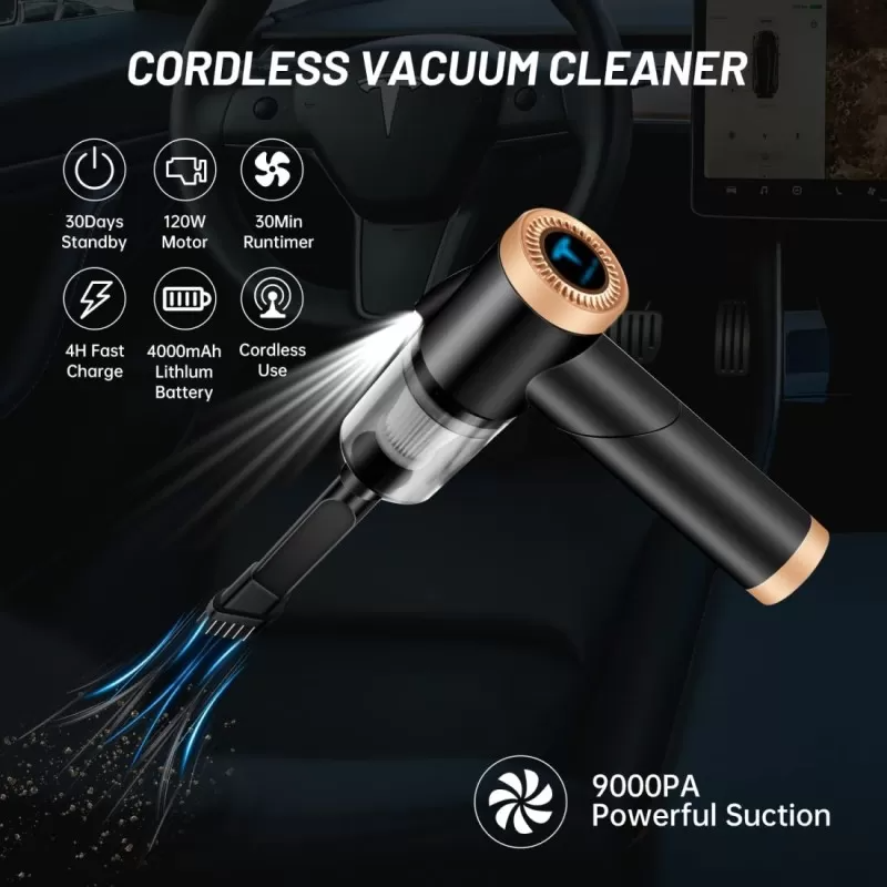 Mini Handheld Car Vacuum Cleaner - Emirates Mart